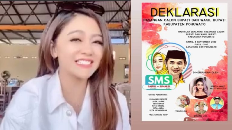 Artis Ibukota Jenita Janet Bakal Goyang Deklarasi Pasangan SMS