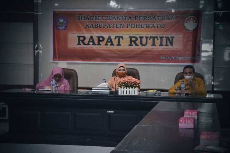 Tingkatkan Koordinasi dan Partisipasi Aktif Pengurus, DWP Pohuwato Gelar Rapat Rutin