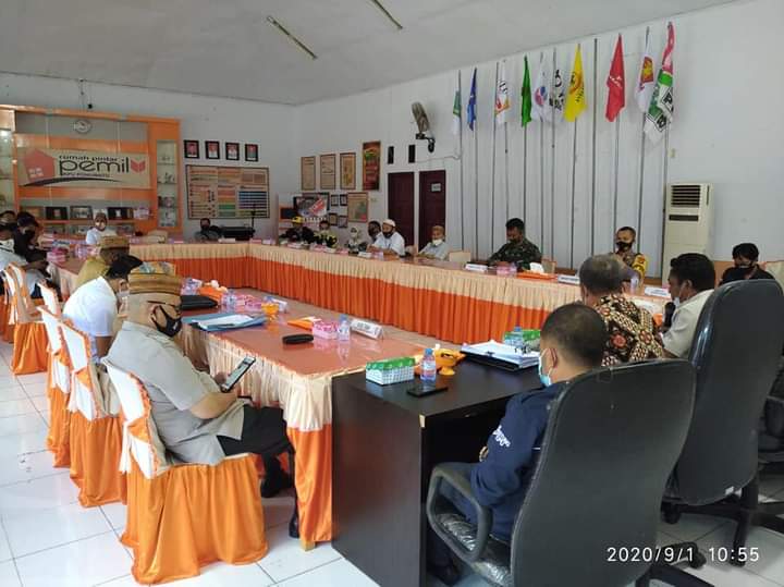 Bawaslu Pohuwato Ikuti Rakor Persiapan Pendaftaran Bapaslon Bupati dan Wakil Bupati Pohuwato 2020