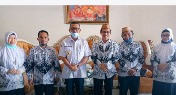 Bupati Syarif Mbuinga Dikunjungi Pengurus PGRI Provinsi Gorontalo