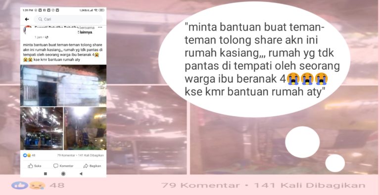 Sayang, Viral Postingan Gambar Rumah Tidak Layak Huni Di Manawa, Ini Harapan Netizen