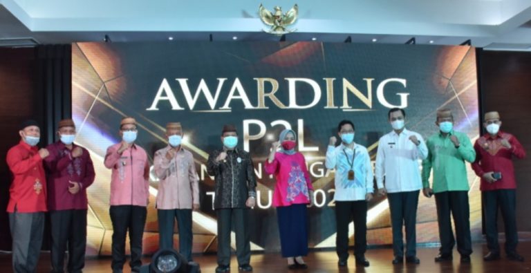 Wabup Amin Hadiri Awarding P2L dan Apresiasi TPID Provinsi Gorontalo 2020