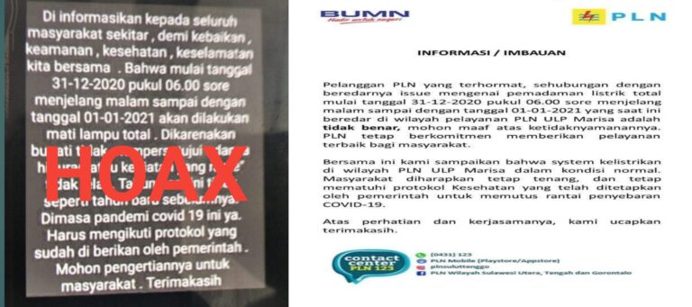 Hoax Info Listrik Padam Malam Tahun Baru Di Pohuwato, Ini Klarifikasi Bupati Syarif