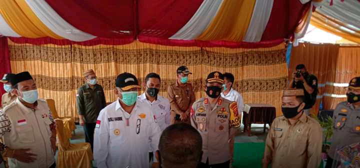 Gubernur Gorontalo Bersama Kapolda dan Dandrem Cek Kesiapan TPS Di Pohuwato