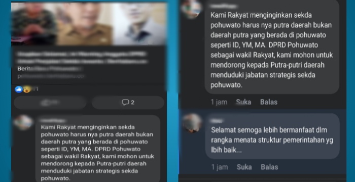 Masyarakat Pohuwato Kecewa Penjabat Sekda dan Plh Bupati Bukan Putra Daerah, Ini Harapannya