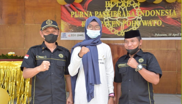 Membanggakan, Satu Siswa Pohuwato Wakili Paskibaraka Gorontalo Ke Tingkat Nasional