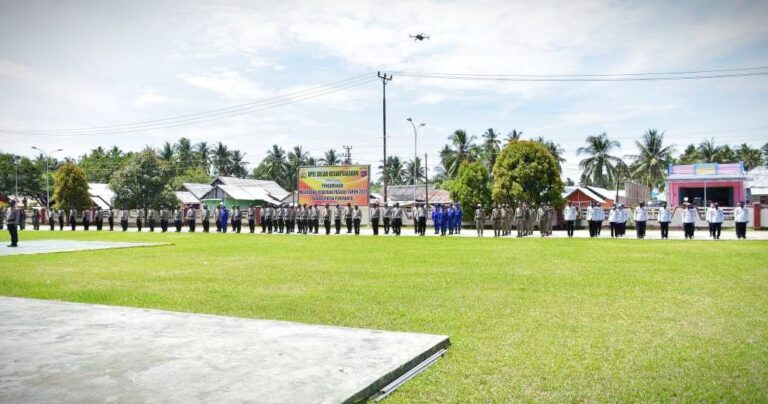 Cegah Gangguan Kamtibmas Jelang Paskah, Forkopimda Pohuwato Laksanakan Apel Siaga