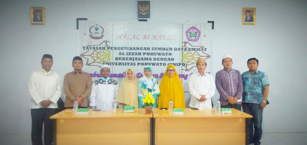 Melalui Halal Bi Halal, YPSDU Al-Izzah dan Universitas Pohuwato Jalin Sinergitas