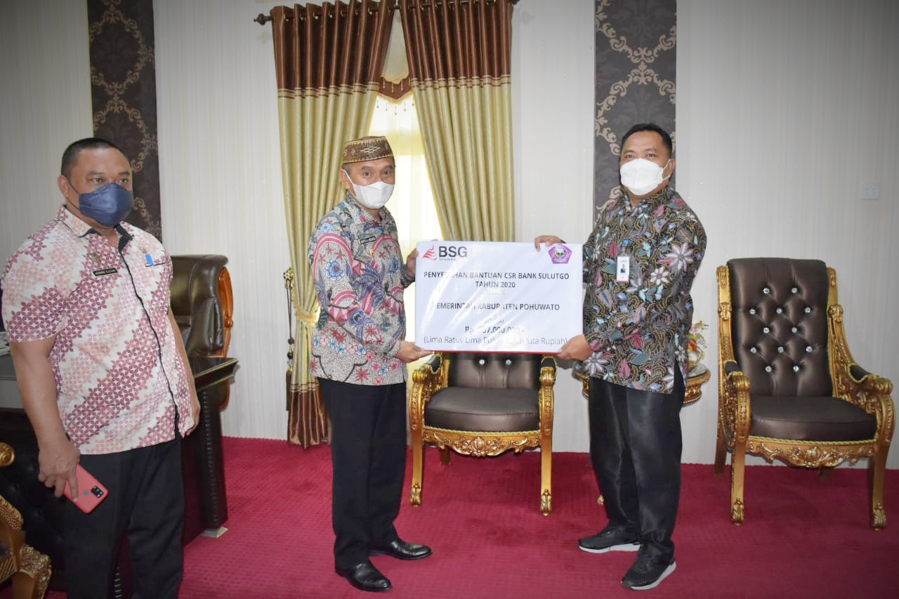 Pemkab Terima CSR dari Bank SulutGo, Bupati Saipul : Akan Dimanfaatkan Sebaik-baiknya