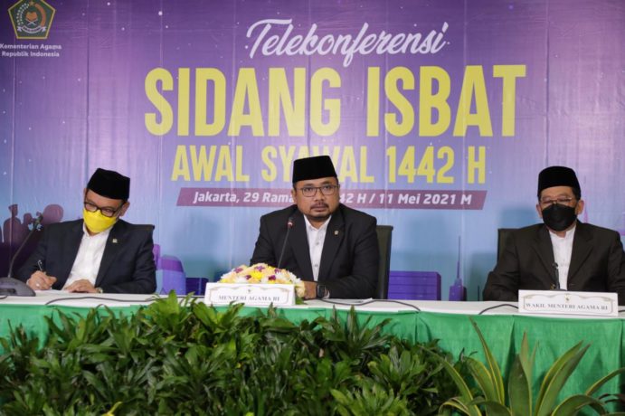 Pemerintah Tetapkan 1 Syawal 1442 H Jatuh 13 Mei 2021 M