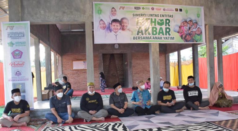 Hadiri "Ifthor Akbar" Bersama Anak Yatim, Ini Pesan Bupati Saipul