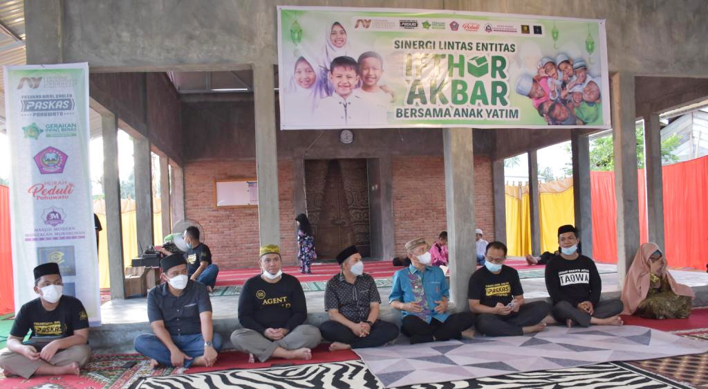 Hadiri "Ifthor Akbar" Bersama Anak Yatim, Ini Pesan Bupati Saipul