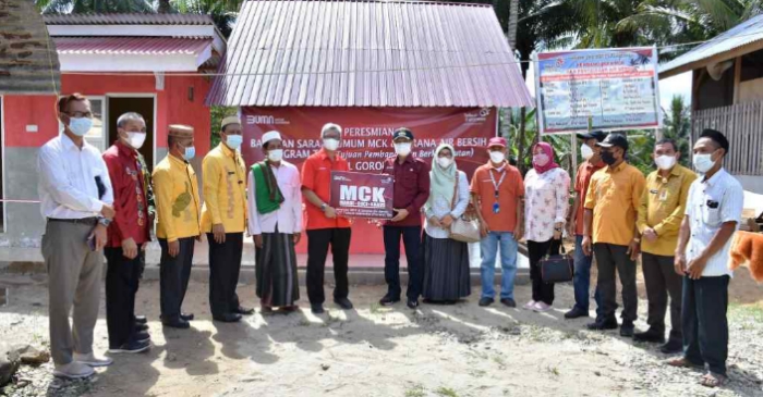 Resmikan MCK di Taluditi, Bupati Saipul Apresiasi PT Telkom Indonesia