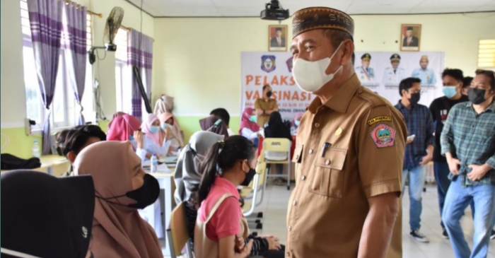 Vaksinasi Bagi Anak Sekolah Mulai Dilakukan di Pohuwato