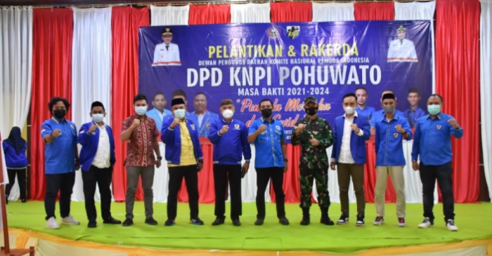 Lantik KNPI Pohuwato, Ghalieb Lahidjun Gelorakan Hal Penting Ini