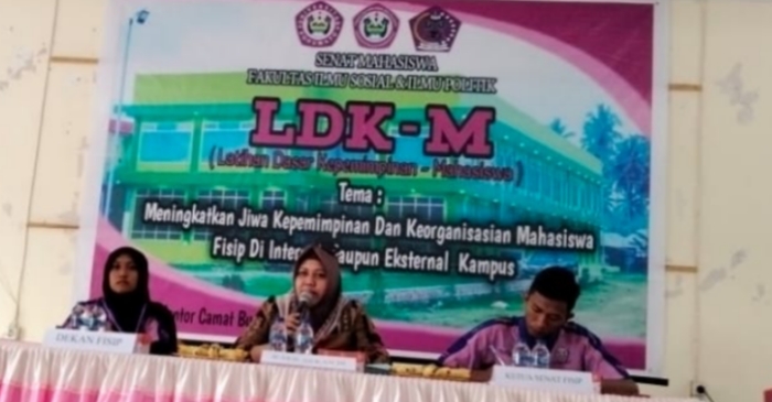 Asa Tanggungjawab Sosial Mahasiswa, FISIP UNIPO Laksanakan LDKM Perdana