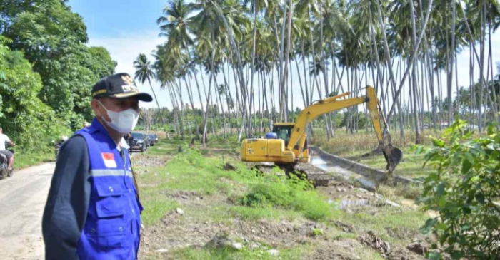 Bupati Saipul Tinjau Sejumlah Titik Dampak Banjir Teratai