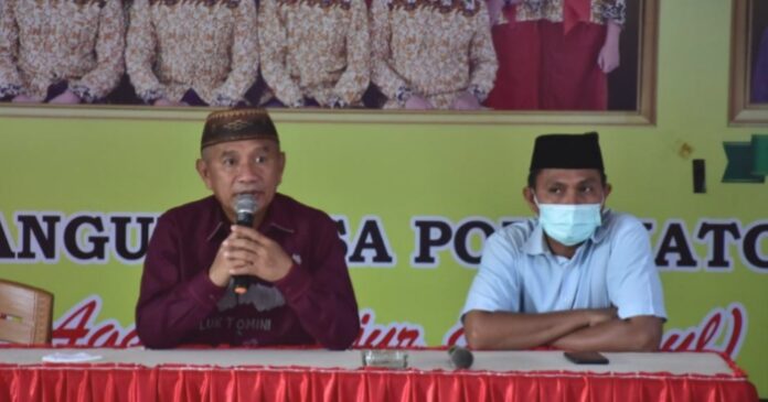 Gentot Vaksinasi, Bupati Saipul Harap Aparat Desa Edukasi Masyarakat