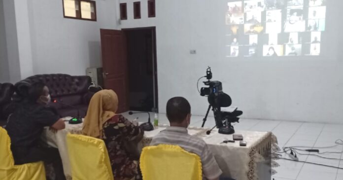 Meski Hari Libur Pemda Pohuwato Gelar Rapat Evaluasi Maksimalkan Vaksinasi