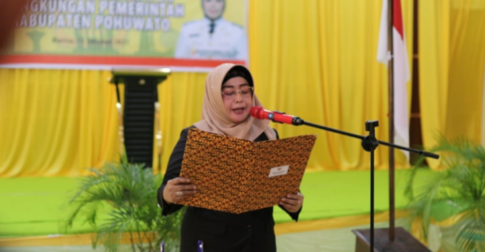 Lantik 31 Pejabat Administrator, Wabup Suharsi Minta Jalankan Tugas Dengan Penuh Amanah