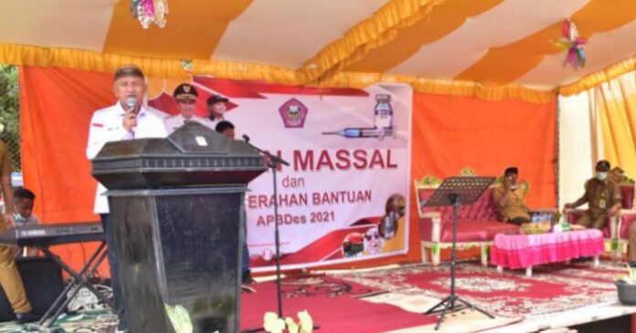 Bupati Saipul Ungkap Ruas Jalan Desa Karya Baru Bakal Dikerjakan Tahun Ini