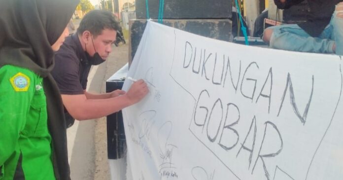 KPML-G Galang 1000 Tanda Tangan Percepatan Gobar di Hari Sumpah Pemuda