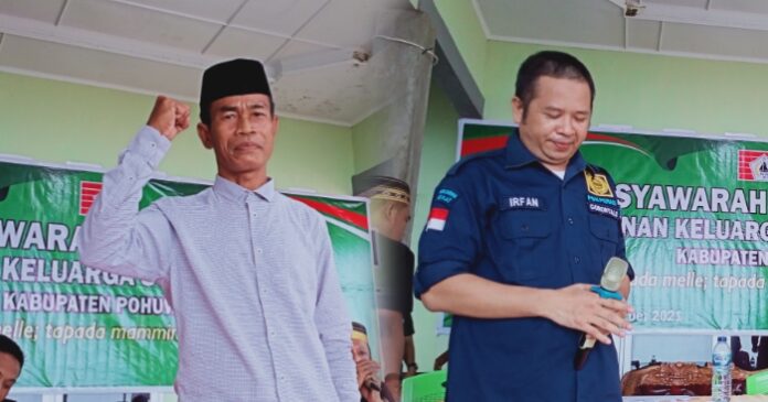 Calon Ketua KKSS Kabupaten Pohuwato, Buraerah (kiri), Irfan (kanan), (Foto : San)