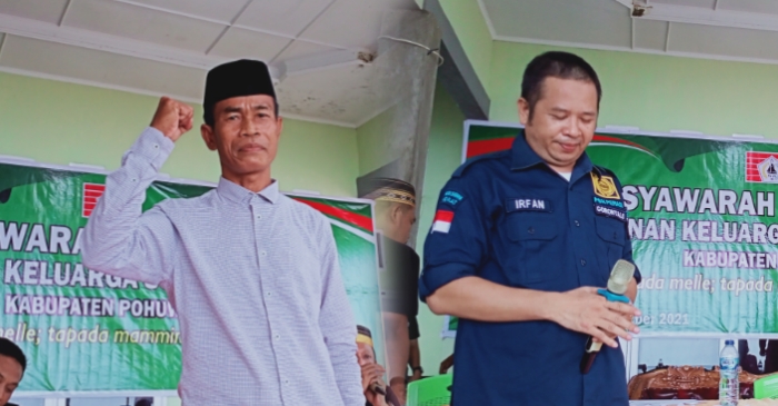 Calon Ketua KKSS Kabupaten Pohuwato, Buraerah (kiri), Irfan (kanan), (Foto : San)