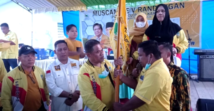 Jadi Ketua PK Golkar Randangan, Amran Siap Pertahankan Kursi di Parlemen