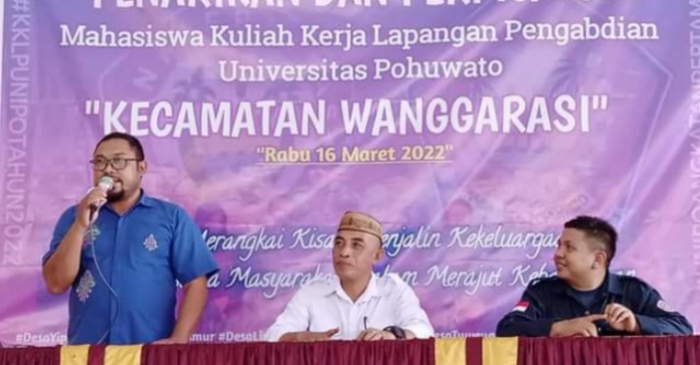 Universitas Pohuwato Tarik Mahasiswa KKLP angkatan pertama di Wanggarasi