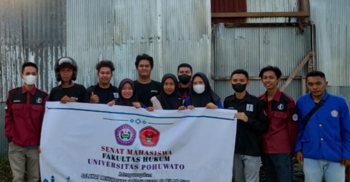 Warek Edy Apresiasi Senat Fakultas Hukum Unipo Gelar Pembagian Takjil Buka Puasa