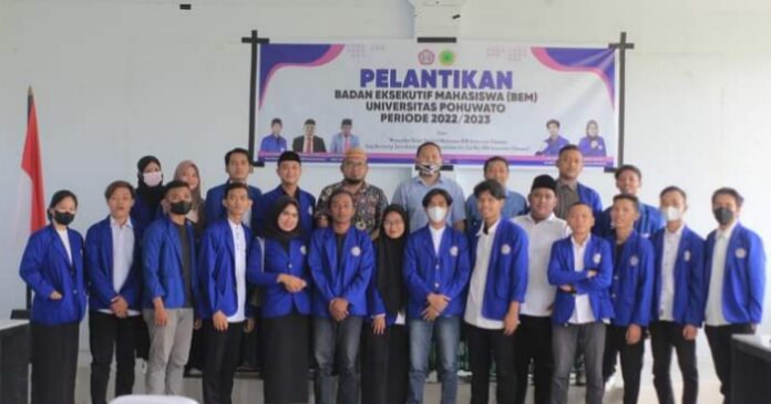 Pengurus Badan Eksekutif Mahasiswa Universitas Pohuwato 2022-2023 Resmi Dilantik