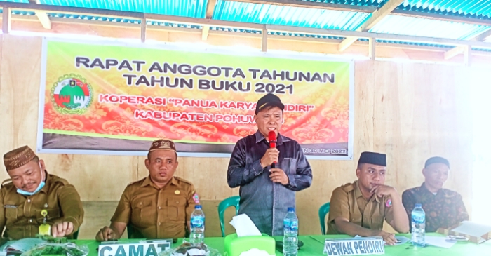 Lewat RAT Pertama, Beni Nento Berharap Koperasi "Panua Karya Mandiri" Komitmen Sejahterakan Anggota