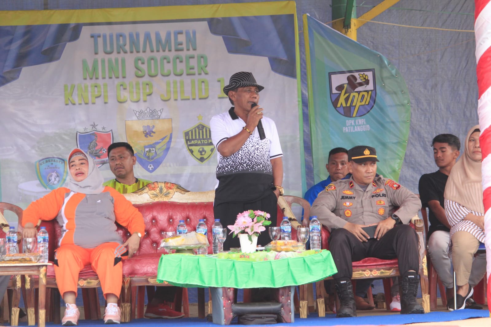 Dukung Penuh Turnamen Mini Soccer KNPI Patilanggio, Waka Idris : Jaga Sportifitas