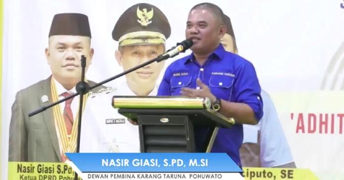 Hadiri Pelantikan Karang Taruna, Nasir Giasi Ingatkan Fokus Urus Organisasi Bukan Politik