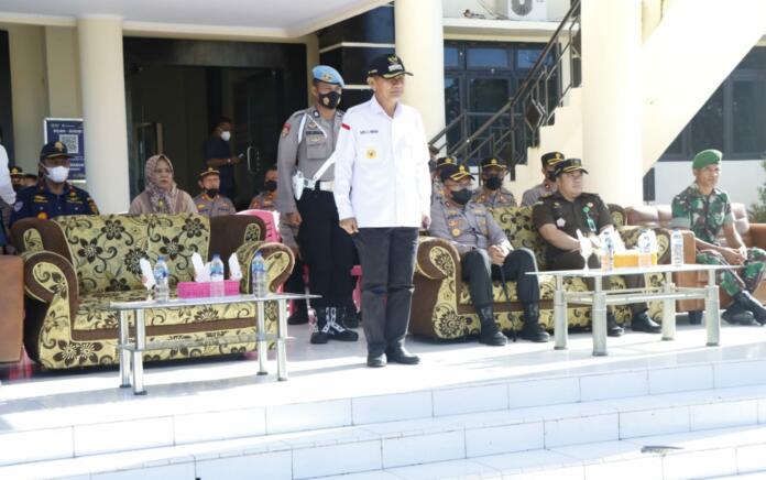 Polres Pohuwato Gelar Apel Kesiapan Pengamanan Pilkades Serentak Tahun 2022