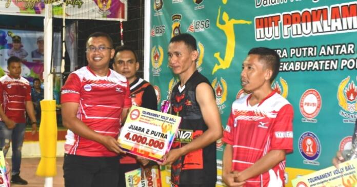 Turnamen Volley Ball Kapolres Cup Resmi Ditutup, Kapolres Joko Apresiasi Panitia