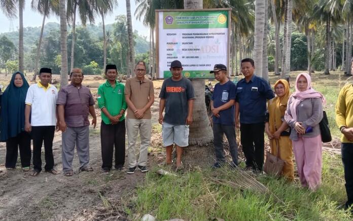 Aleg Yunus Usman Hadiri Peletakan Batu Pertama Bak Jemuran dan Gudang Tani di Lemito