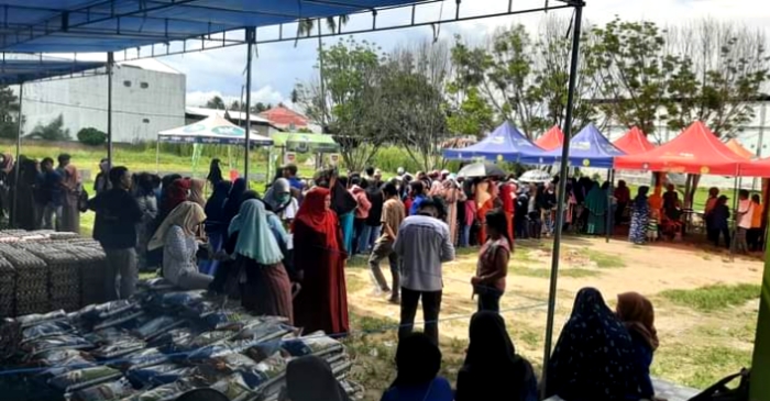 Tekan Inflasi, Dinas Pangan Provinsi Gorontalo Gandeng FPIP Unipo Gelar Pasar Pangan Murah