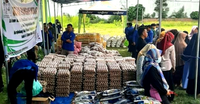 Tekan Inflasi, Dinas Pangan Provinsi Gorontalo Gandeng FPIP Unipo Gelar Pasar Pangan Murah