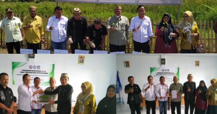 FPIP Unipo dan Dinas Pangan Pemrov Gorontalo Teken MoU dan Gerakan Tanam Cabai Bersama