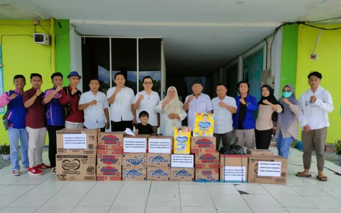 Gelar Aksi Kemanusiaan, Ormawa Unipo Salurkan Bantuan Logistik ke Korban Banjir Tilamuta