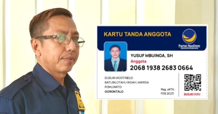 Yusuf Mbuinga Resmi Bergabung ke Partai Nasdem, Siap Maju Pileg 2024