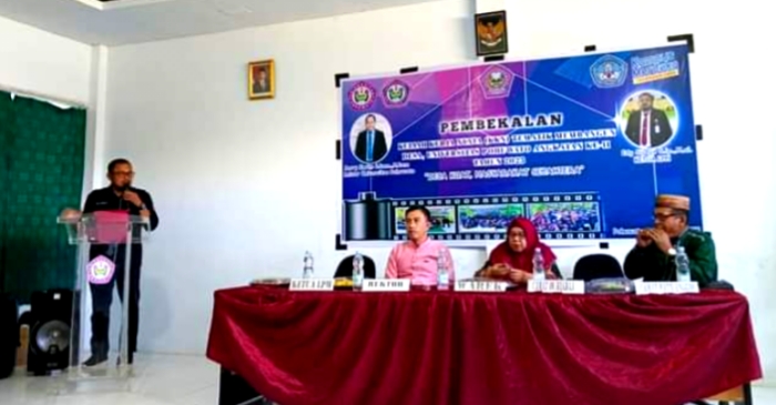 Lewat Pembekalan, Ketua LPM Unipo Berharap Mahasiswa KKN Ikut Bangun Desa