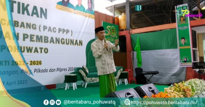 Hadiri Pelantikan PAC PPP Se Pohuwato, Nelson : Kebangkitan PPP Dimulai Dari Wilayah Barat