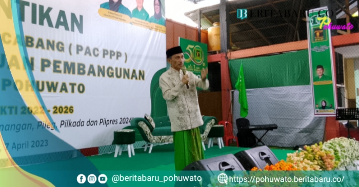 Hadiri Pelantikan PAC PPP Se Pohuwato, Nelson : Kebangkitan PPP Dimulai Dari Wilayah Barat