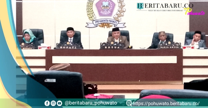 DPRD Gelar Paripurna LKPJ Pemda Pohuwato tahun 2022