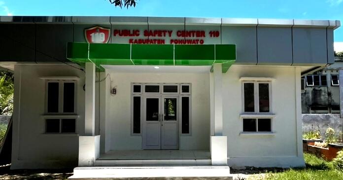 Gedung Publik Safety Centre (PSC) 119 Dikes Pohuwato yang belum difungsikan. (Foto : Istimewa)