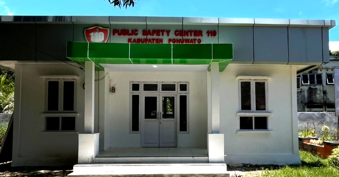 Gedung Publik Safety Centre (PSC) 119 Dikes Pohuwato yang belum difungsikan. (Foto : Istimewa)