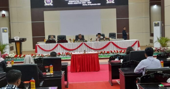 Rapat Paripurna Pertama DPRD Pohuwato, Awal Penataan Struktur Legislatif 2024-2029